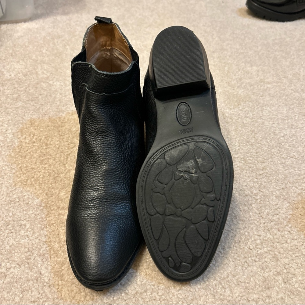 David Tate Black Ankle Boots - Picture 8 of 8
